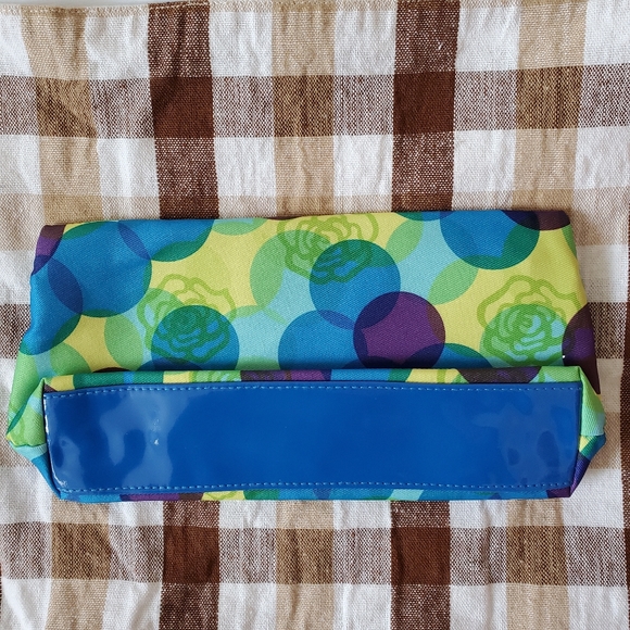 New Lancome Makeup pouch, blue and green - Picture 2 of 3